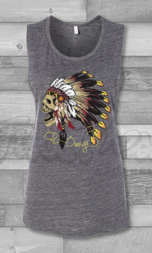 Chi Skull Chief Feathers